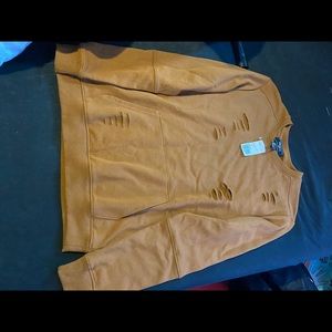 Forever 21 brown long sleeve shirt